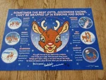 Vintage Montgomery Wards Rudolph Christmas Puzzle 11X16" Complete Can Reindeer. Fixed Price $15.87.