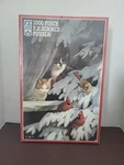 Fx Schmid Birdwatchers 1000 Piece Puzzle Sealed Winter Cats Cardinals 1994 Usa. Fixed Price $14.00.