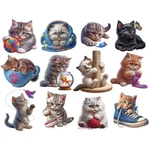 Rose Art Playful Kittens Mini Shaped Jigsaw Puzzle. Fixed Price $14.99.
