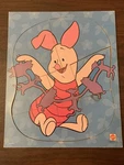 Piglet Disney Winnie The Pooh Wooden Play Puzzle With Stain Mattel. Fixed Price $15.99.