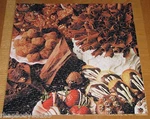 Sweet Temptation Chocolate - Vintage Springbok Desserts Puzzle Assembled. Fixed Price $25.00.
