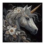 1000 Piece Puzzle Pretty Horse Flower Golden Unicorn Jigsaw For Adults New. Fixed Price $13.99.