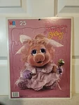 1984 Milton Bradley Jim Henson's Muppet Babies 25 Pc Puzzle Miss Piggy Ages 3-5. Fixed Price $10.99.