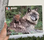 Sealed Wolf Milton Bradley Jigsaw Puzzle 1000 Piece 4091-15 Nib. Fixed Price $19.99.