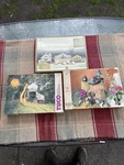 Sealed, Vintage Jigsaw Puzzle Lot. Tuco, Milton Bradley Motif.. Fixed Price $68.00.