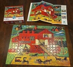 Charles Wysocki Caleb's Buggy Barn 300 Large Pc Puzzle Used Complete Buffalo. Fixed Price $109.99.