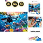 Puzzles Kids Ages 4-8 Old Underwater WORLD,100 Piece Jigsaw For.... Fixed Price $26.00.
