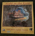 Sunsout Night On The River 1000 Piece Jigsaw Puzzle By Roberta Wesley Brand New. Fixed Price $13.50.