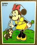Vintage 1980S Playskool Minnie Mouse & Thumper Wooden Puzzle Disney. Fixed Price $10.88.