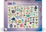 Ravensburger Time For Tea 500 Pc Puzzle - New Free Shipping!. Fixed Price $47.95.