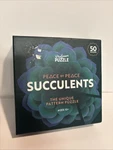 Peace By Succulents The Unique Pattern 50 Puzzles. Fixed Price $14.99.