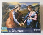 The Visitation 1000 Jigsaw Puzzle Joyful Mysteries Jesus Mary Rosary Collection. Fixed Price $34.95.