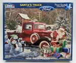 White Mountain 1000 Piece Jigsaw Puzzle Santa's Truck Christmas New Sealed #1210. Fixed Price $12.95.