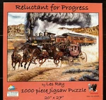 Sunsout Puzzle 1000 Piece Reluctant For Progress Les Ray Missing -1 W/fix. Fixed Price $19.99.