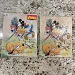 Vintage Mb Walt Disney Wood 35 Piece Puzzle 10 X 13" #4296-1 Mickey Pluto Donald. Fixed Price $14.99.