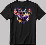 Mickey Mouse Disney Silhouette, Short Sleeve W/b Men/women Shirt K1060. Fixed Price $18.81.
