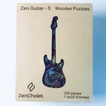 Wooden Jigsaw Puzzle For Adults By Zenchalet - 200 Pieces Guitar Nib. Fixed Price $29.49.