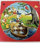 Disney's Huey Dewey & Louie Donald Duck 125 Pc Round Vtg Puzzle Whitman #4427-30. Fixed Price $19.90.