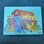 Vintage 1974 1JUDY Instructo Wood Puzzle Noah Ark Piece 068016. Fixed Price $19.99.