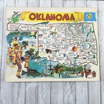 Vintage 1978 Oklahoma Jigsaw Puzzle By Katy Winters Great American. Fixed Price $16.49.