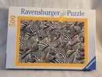 Ravensburger Zebra Crossing 500 Piece Puzzle Ca. 49 X 36 Cm. Fixed Price $16.00.