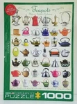 Teapots 1000 Pieces Jigsaw Puzzle Eurographics Made In Usa 19-1/4" X 26-5/8".. Fixed Price $9.31.