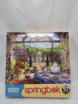 Springbok The Conservatory Art Jigsaw Puzzle Complete 1000PC Sealed Usa. Fixed Price $8.99.