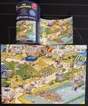 Jan Van Haasteren - Rare "camping Chaos" 300 Piece Jigsaw Puzzle Jumbo Complete. Fixed Price $55.00.
