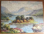 Victory Artistic Vintage Wooden Jigsaw Puzzle Islands Killarney 200 Piece Hayter. Fixed Price $39.00.