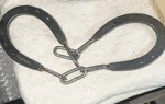 Vintage Diamond Puzzle Game 000PL Hot Forged Chain & Ring Shoes. Fixed Price $16.00.