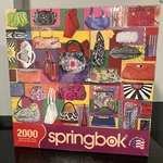 Rare New Sealed Nib Purses Handbag 2000 Piece Puzzle Springbok. Fixed Price $24.99.