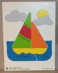 Vintage 1988 Judy Instructo Wooden Puzzle Complete Sailboat Pc Usa J040101. Fixed Price $16.29.