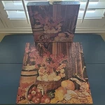 Autumn Harvest Puzzle 500 Pc Eaton Art October Fall Pumpkin Apples Complete Rare. Fixed Price $24.95.