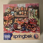 Springbok 1000 Pc Puzzle Canned Fresh Items Ready To Sell Checked Wall. Fixed Price $21.99.