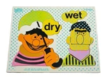 Vintage 1973 Playskool Sesame Street Ernie & Bert Wet And Dry 315-3 Puzzle Usa. Fixed Price $11.99.