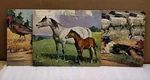 Vintage Platt & Munk Co Frame Tray Puzzle Lot 3 Horses, Turkeys, Dog Sheep. Fixed Price $16.52.