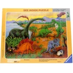 Ravensburger Puzzle Dinosaur 066346 Kids Frame Animals 33 Pieces 37 X 2. Fixed Price $10.57.