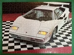 *complete* Vintage 1989 Hoyle Jigsaw Puzzle - Lamborghini Countach , 550 Pc. Fixed Price $19.99.