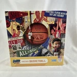 Vintage Basketball Retro Fan Puzzle 500 Pieces 24 X 18 Made Usa. Fixed Price $12.00.
