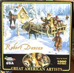 White Mountain 1000 Pc Puzzle Great American Artists Robert Duncan Way Up North. Fixed Price $10.00.