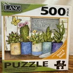 500 Piece Jigsaw Puzzle - Lang Stick Together Heart & Home New Sealed. Fixed Price $8.00.