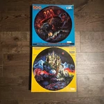 Vintage American Publishing Corp 500 Piece Round Puzzles Citadel & Dream Voyage. Fixed Price $42.00.