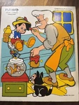 Vtg Playskool Pinocchio 15 Pc Wooden Puzzle Walt Disney Productions Usa. Fixed Price $17.50.