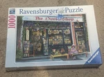 Ravensburger The Bookshop Jigsaw Puzzle, 1000 Pieces New & Factory Sealed. Fixed Price $15.00.
