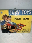 Vtg Judy Toy Company Puzzle Inlays Pieces Wooden Jack And Jill Complete Box. Fixed Price $22.79.