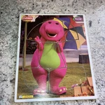 Vintage Playskool Barney Wood Tray Puzzle 7 Pieces 1996 Purple Dinosaur Umbrella. Fixed Price $7.19.
