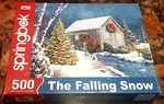 Springbok The Falling Snow 500 Pc Puzzle 100% Complete. Fixed Price $14.95.