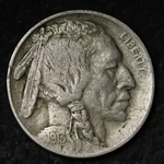 1913 Type Buffalo Nickel Choice Xf Free Shipping W100 Jcl. Fixed Price $30.98.