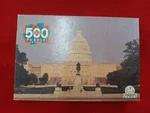 Capitol Jigsaw Puzzle 500 Piece Carousel Games FUN4U Washington Dc Landmark. Fixed Price $15.00.