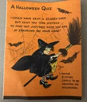 Vtg 1950S Rare Halloween Greeting Card Hallmark Witch Broom Ghost Bat Used. Fixed Price $34.99.